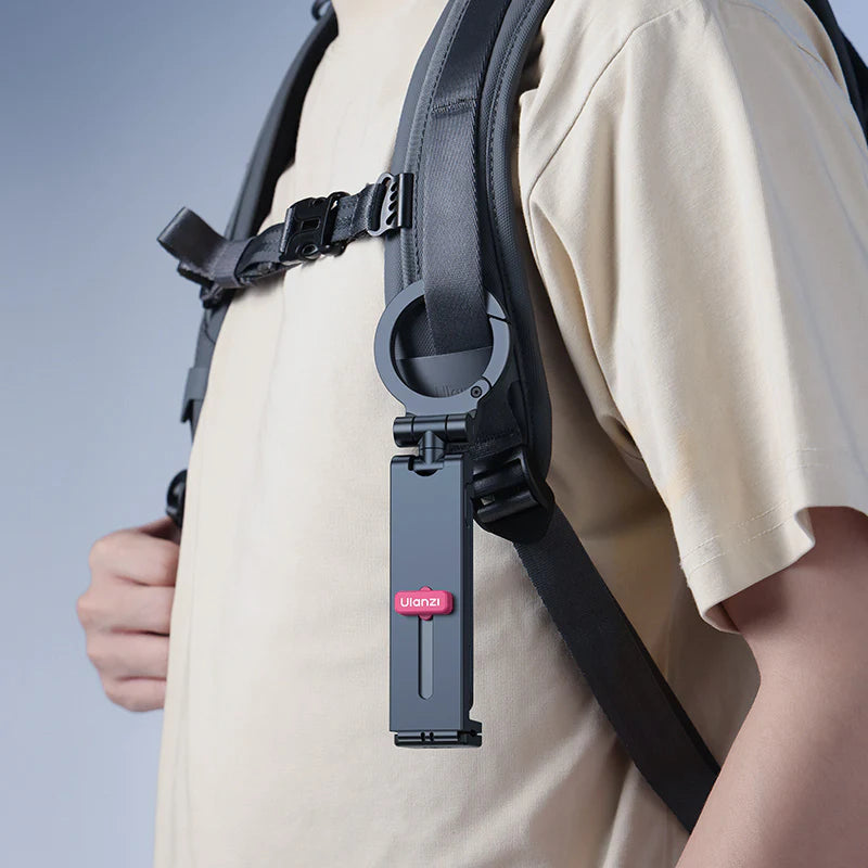 Ulanzi MA88 MagSafe対応 マグネット式ポータブル トラベルデスククリップ＆乗り物用スマホホルダー