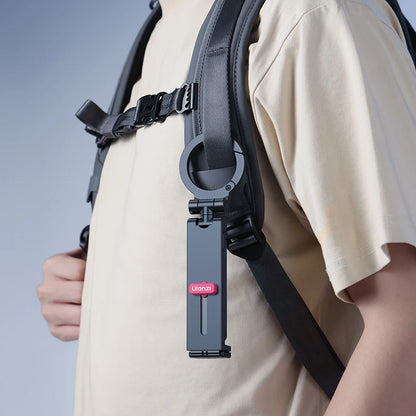 Ulanzi MA88 MagSafe対応 マグネット式ポータブル トラベルデスククリップ＆乗り物用スマホホルダー