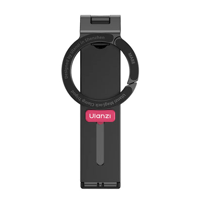 Ulanzi MA88 MagSafe対応 マグネット式ポータブル トラベルデスククリップ＆乗り物用スマホホルダー